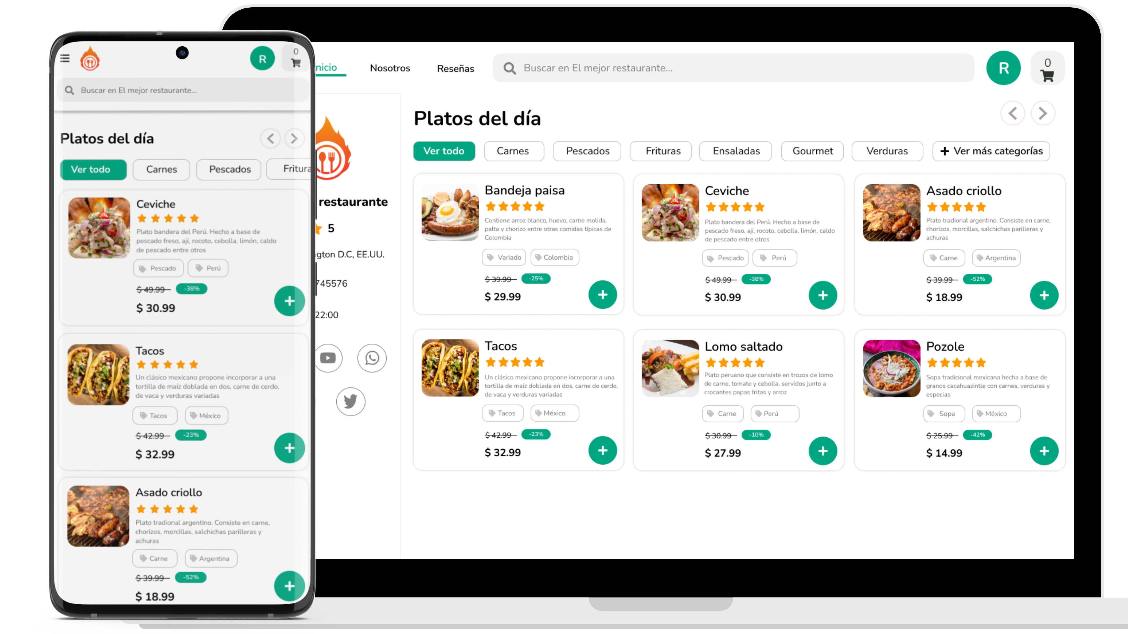 Ganvent Eats | Crea tu menú digital para tu restaurante